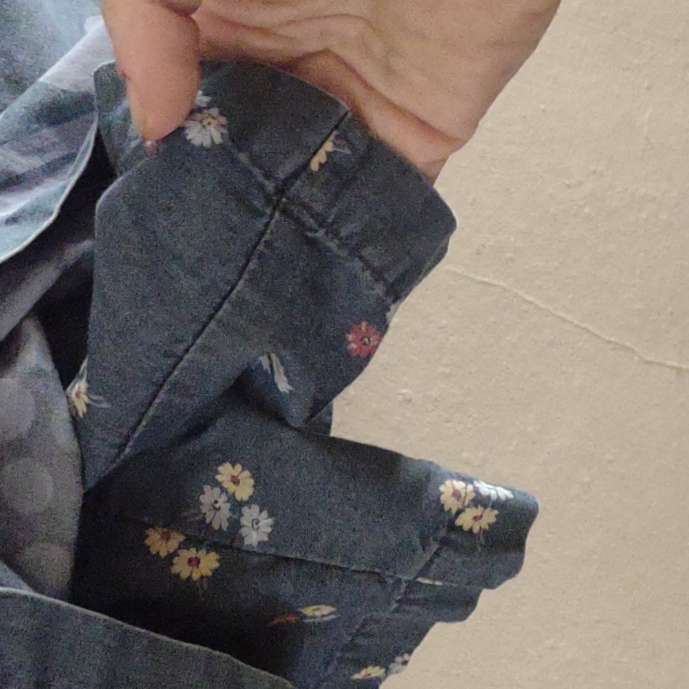 Vintage 90's‎ Liz Claiborne Lizwear jeans floral skort 10P - Picture 2 of 5